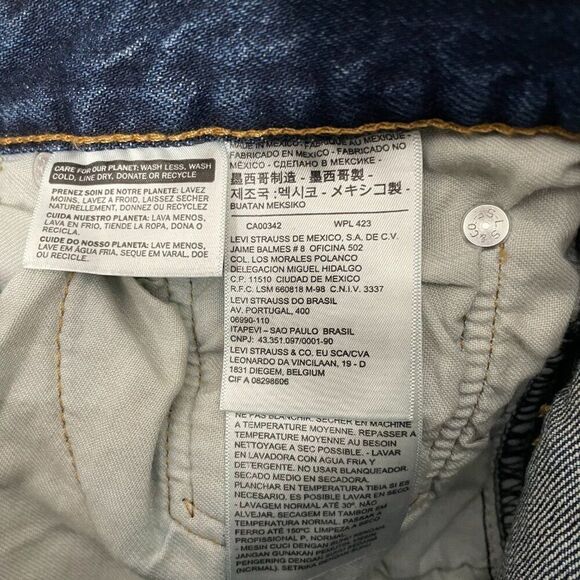 NEW Levi's 511 Jeans Men 31x32 Blue Professor Marvel Slim Stretch Denim - Picture 3 of 12